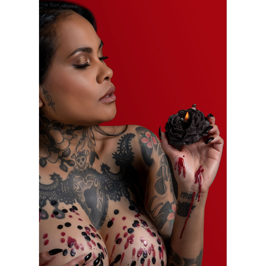 TABOOM- Bougies Sm Rose Candles Noire-Rouge - MONT' A BORD SHOP