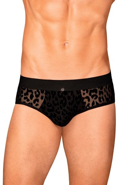 OBSESSIVE- Slip Azmeron en tissu léopard - MONT' A BORD SHOP
