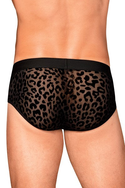 OBSESSIVE- Slip Azmeron en tissu léopard - MONT' A BORD SHOP