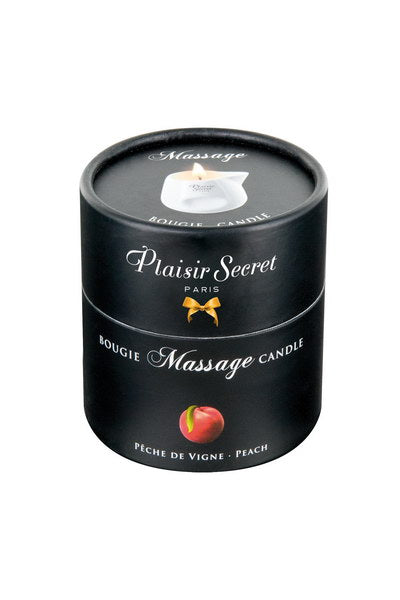 PLAISIR SECRET- Bougie de massage Pêche de Vigne - MONT' A BORD SHOP