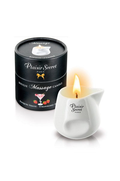 PLAISIR SECRET- Bougie de massage Daïkiri Fraise - MONT' A BORD SHOP