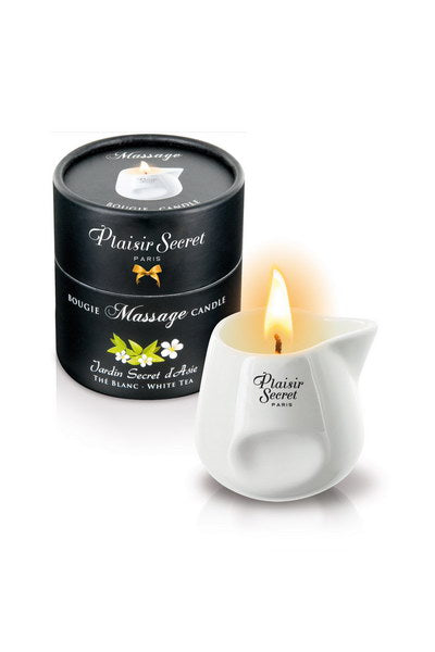 PLAISIR SECRET- Bougie de massage Thé Blanc - MONT' A BORD SHOP