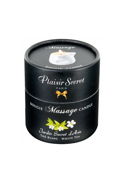 PLAISIR SECRET- Bougie de massage Thé Blanc - MONT' A BORD SHOP