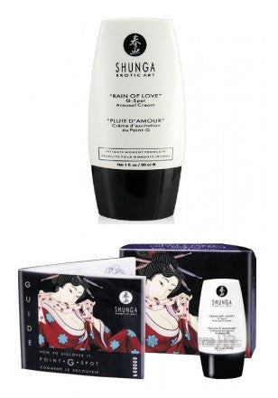 SHUNGA- Crème d'Excitation Point G - Pluie d'amour - MONT' A BORD SHOP