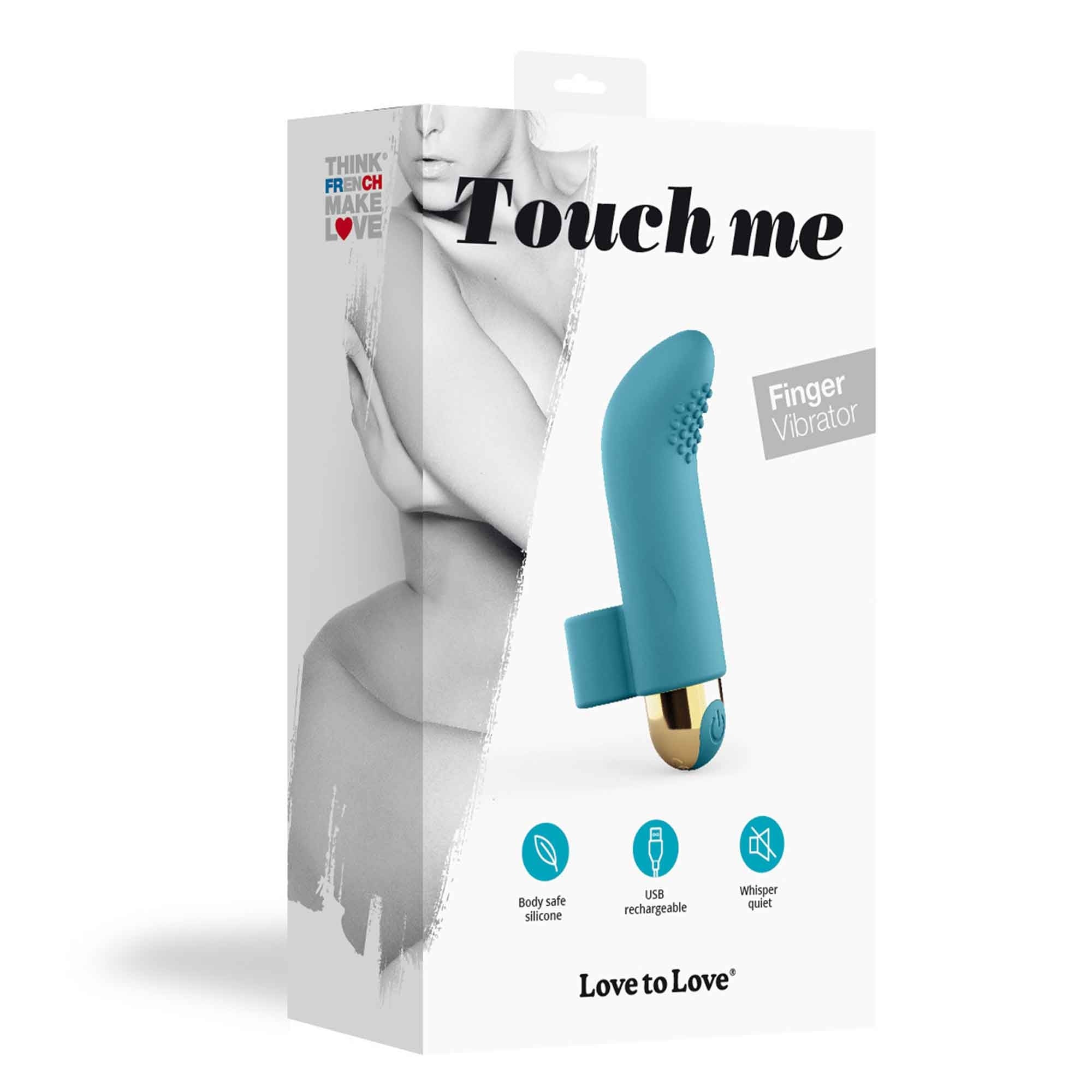 LOVE TO LOVE- Touch Me Rose Doigt Vibrant vaginal et clitoridien - MONT' A BORD SHOP
