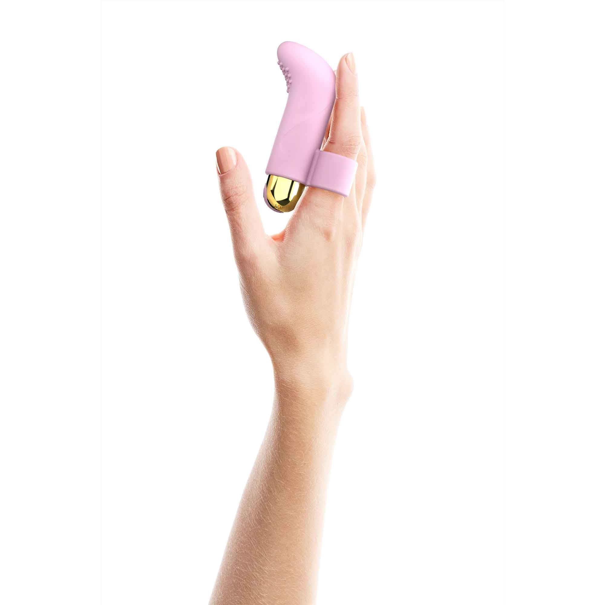 LOVE TO LOVE- Touch Me Rose Doigt Vibrant vaginal et clitoridien - MONT' A BORD SHOP