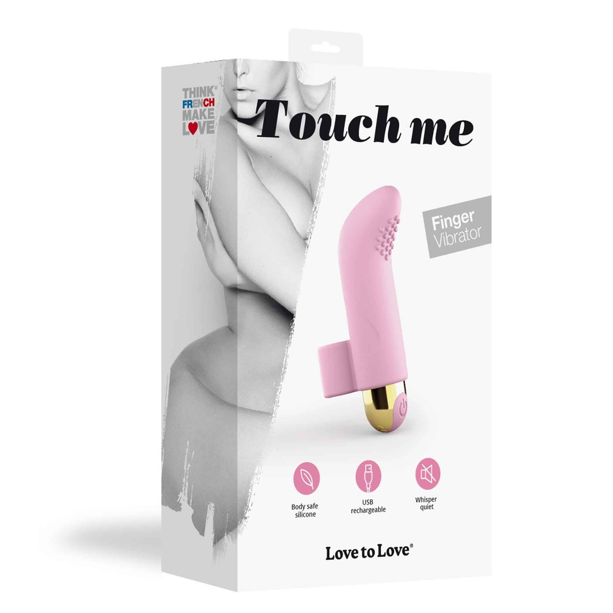 LOVE TO LOVE- Touch Me Rose Doigt Vibrant vaginal et clitoridien - MONT' A BORD SHOP