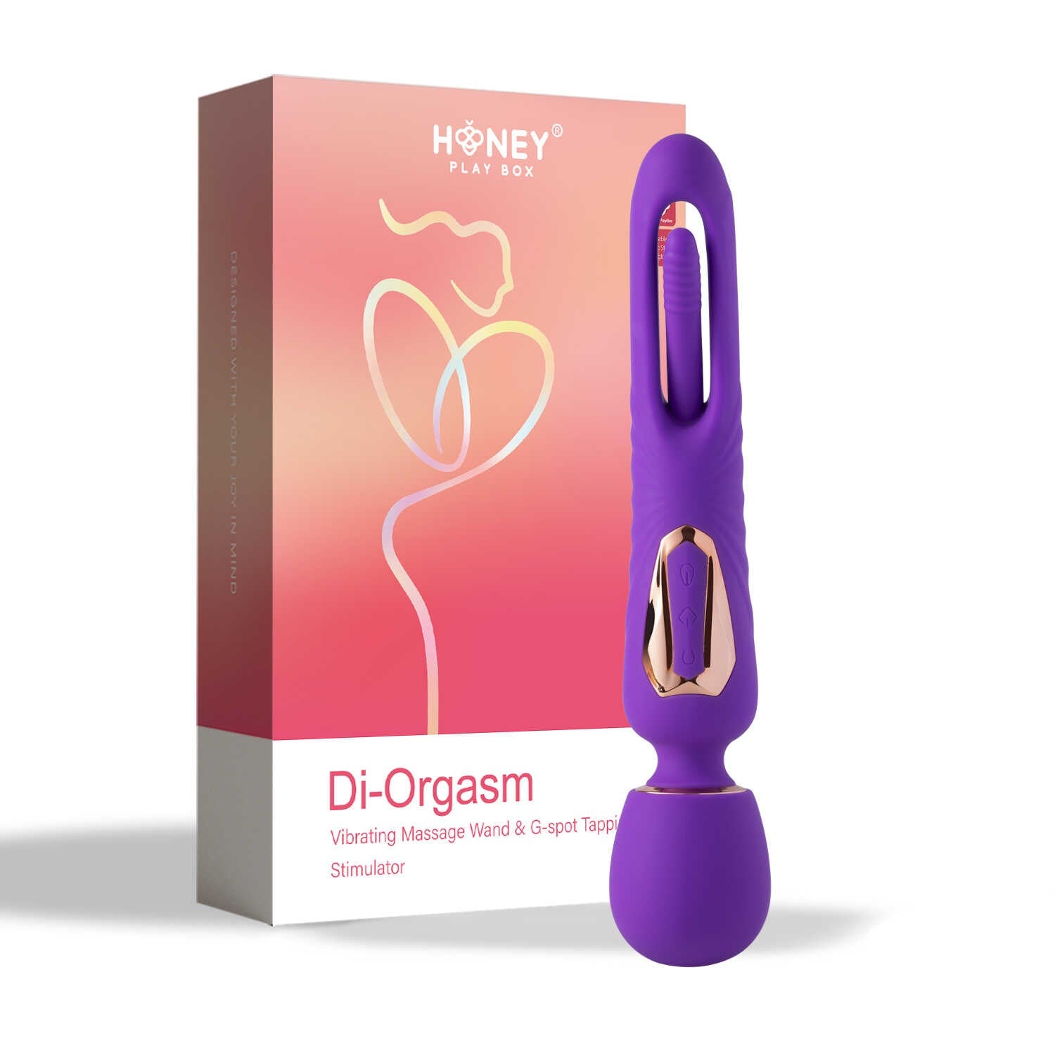 HONEY PLAY BOX- Riley Di-orgasm - Vibromasseur et stimulateur point G - MONT' A BORD SHOP