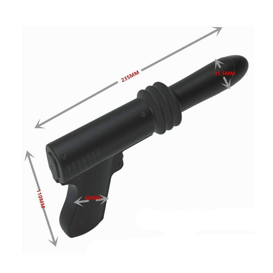 FUKR- Gode vibrant avec poussée Fuck Gun - MONT' A BORD SHOP