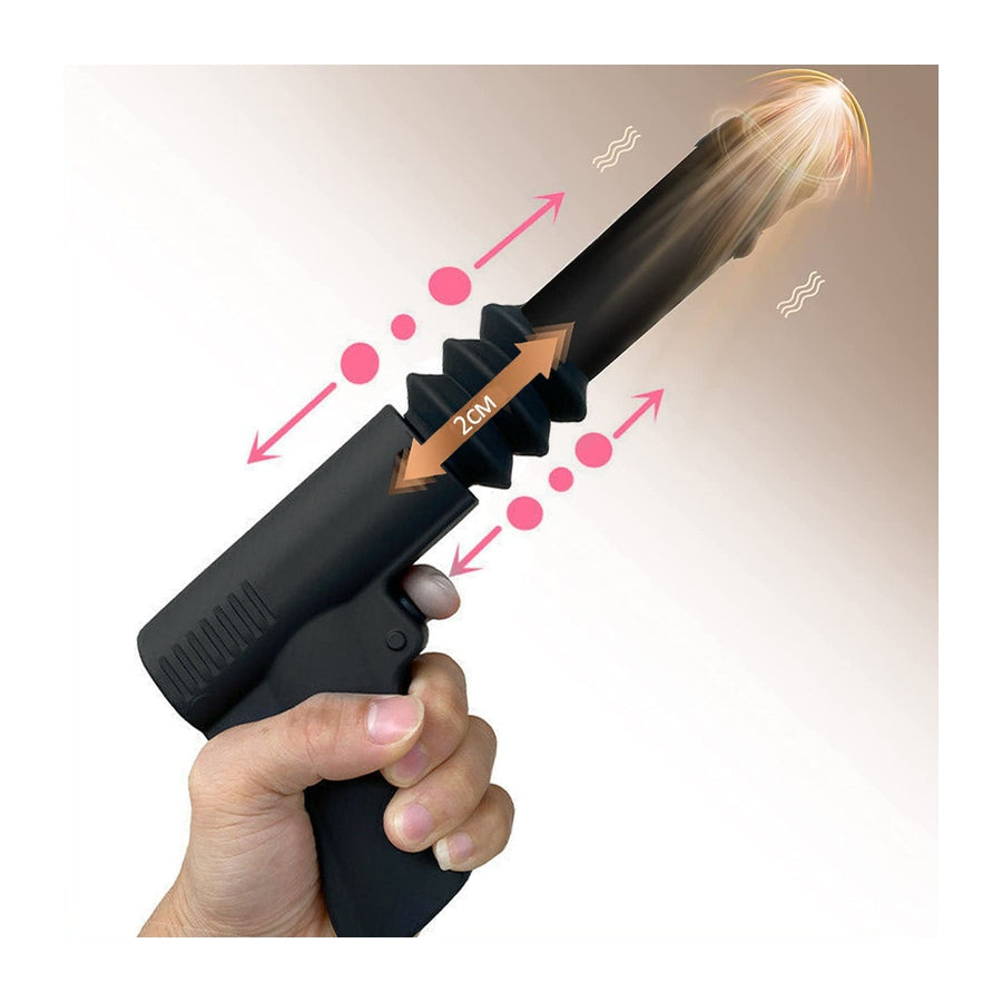 FUKR- Gode vibrant avec poussée Fuck Gun - MONT' A BORD SHOP