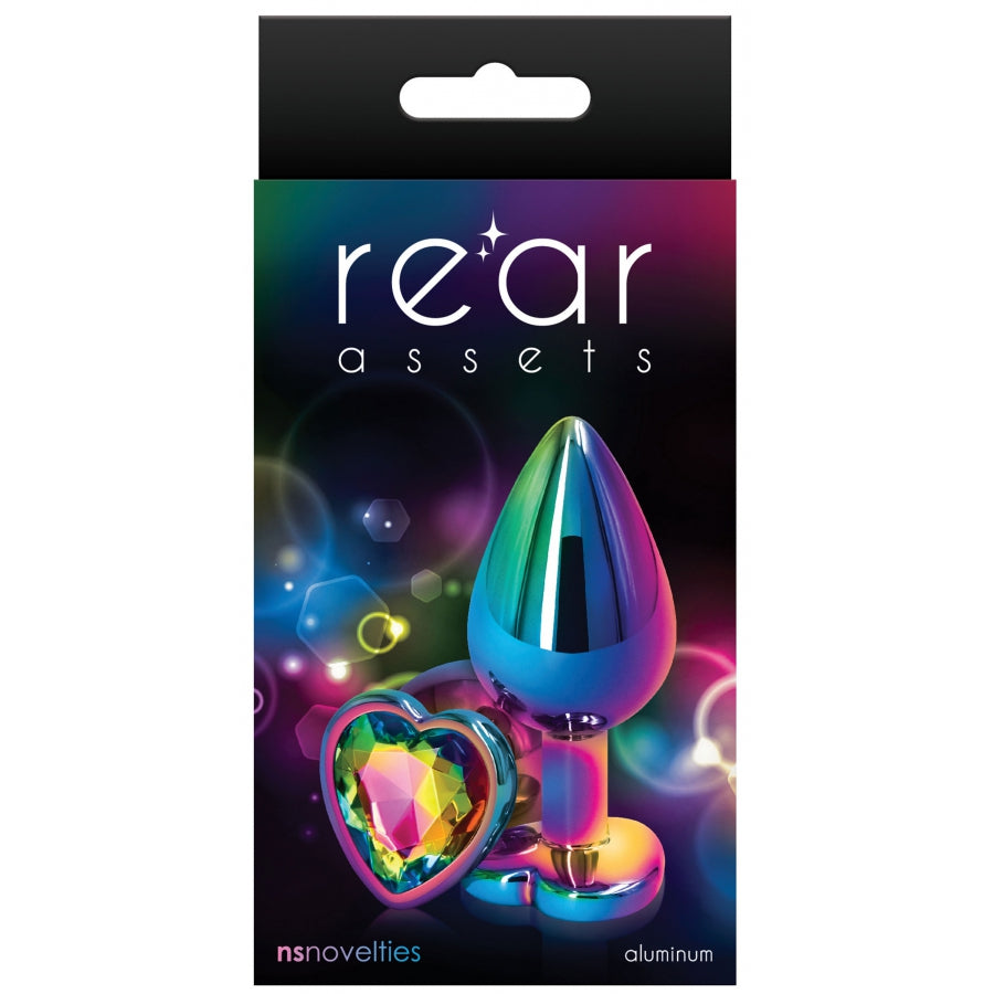 REAR- Bijou anal Heart Rainbow - MONT' A BORD SHOP