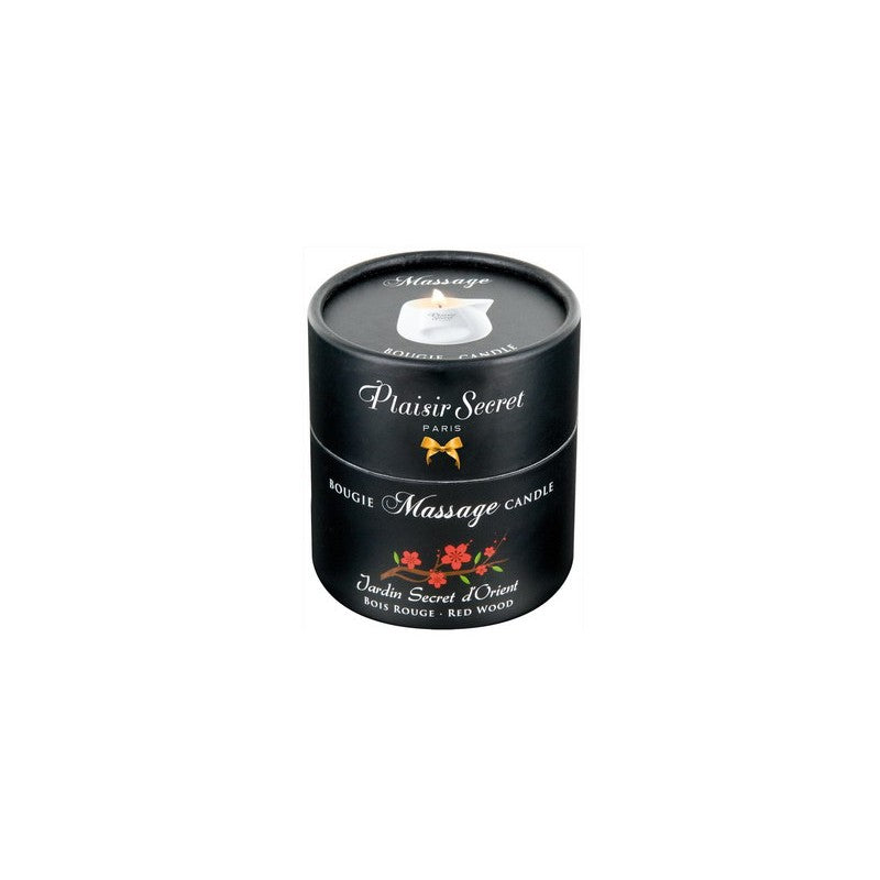 PLAISIR SECRET- Bougie de massage Bois Rouge - MONT' A BORD SHOP