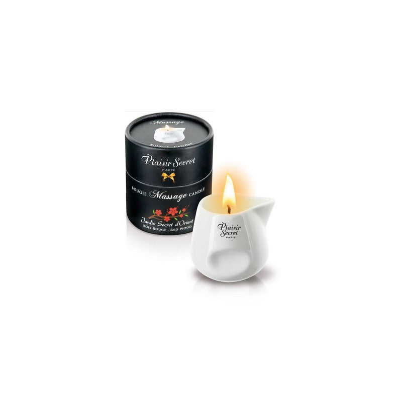 PLAISIR SECRET- Bougie de massage Bois Rouge - MONT' A BORD SHOP