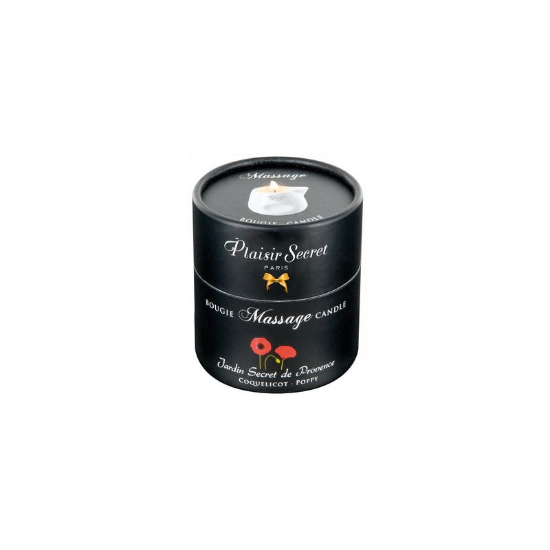 PLAISIR SECRET- Bougie de massage Coquelicot - MONT' A BORD SHOP