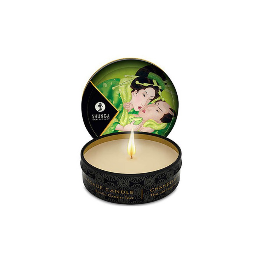 SHUNGA- Bougie de Massage au Thé Vert - MONT' A BORD SHOP
