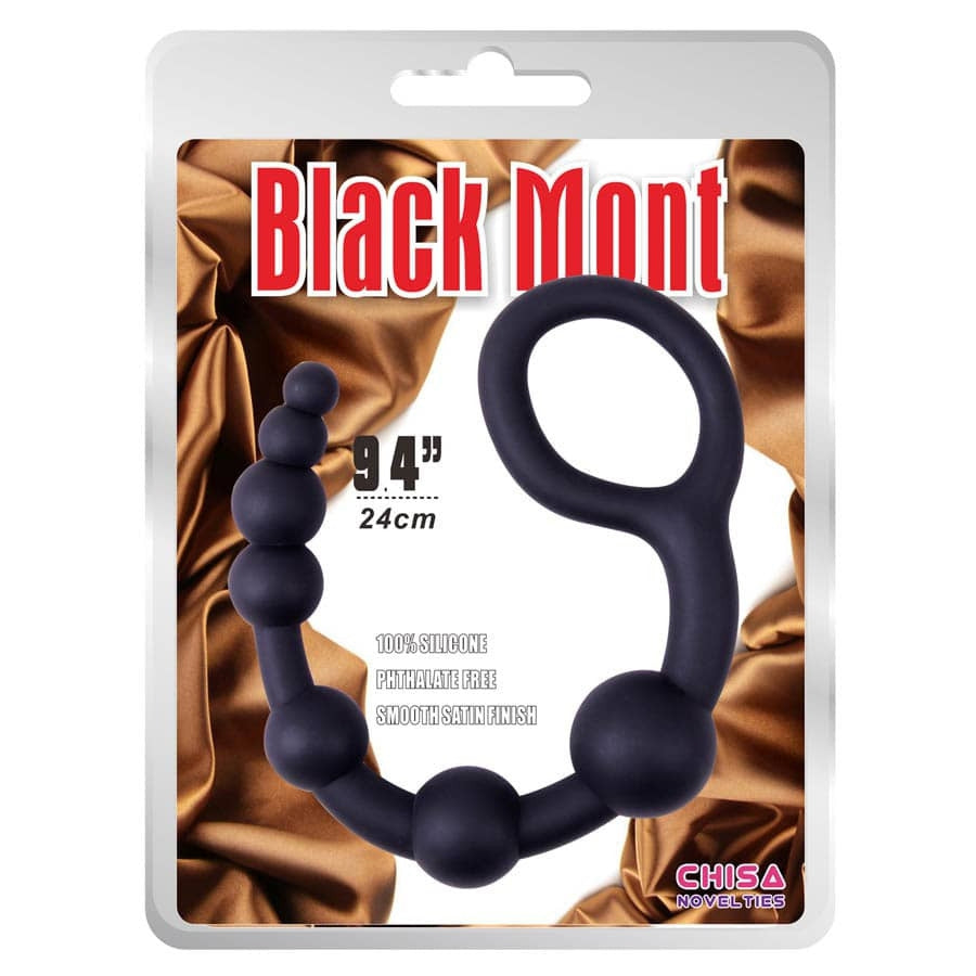 CHISA NOVELTIE- Boules anales U Shape Black Mont - MONT' A BORD SHOP