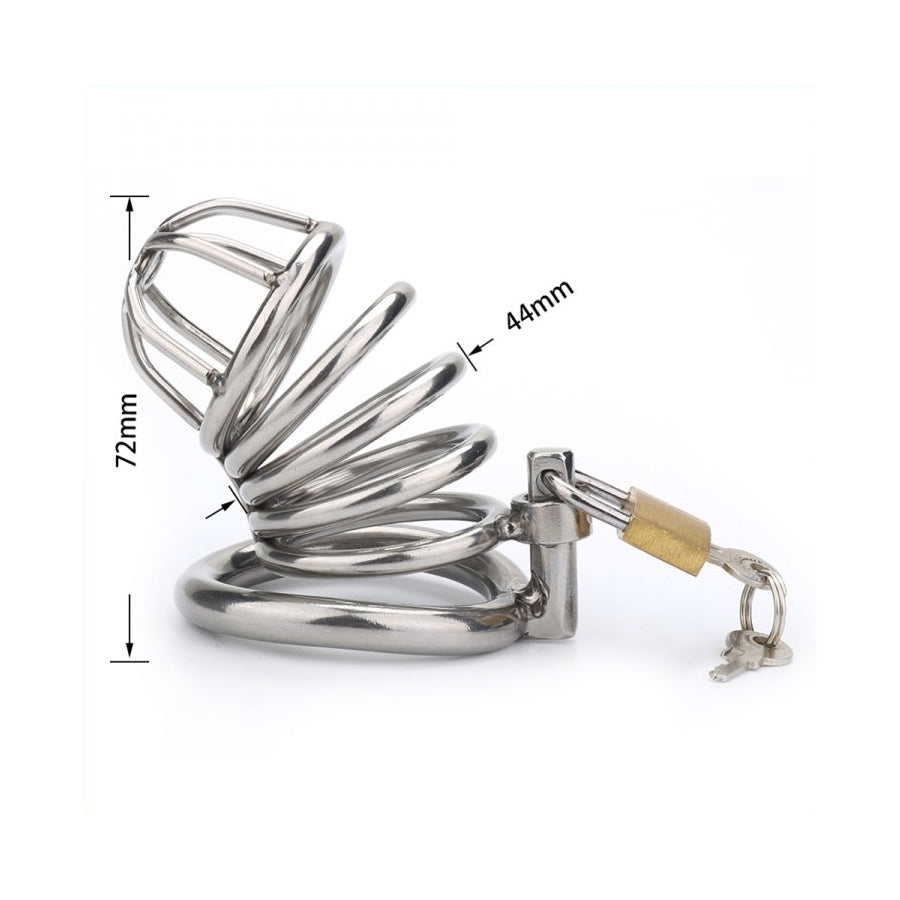 FUKR- BDSM- Cage de chasteté Birdy métal - MONT' A BORD SHOP