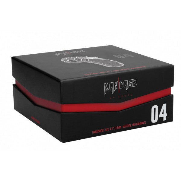 MANCAGE- Cage de chasteté Modèle 04 Transparente - MONT' A BORD SHOP