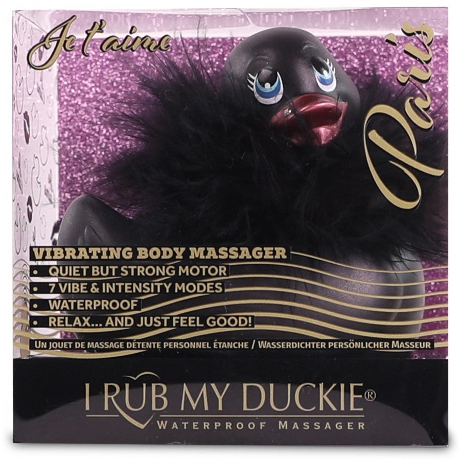 BIG TEAZER TOYS- Canard Vibrant My Ducky Paris Noir - MONT' A BORD SHOP