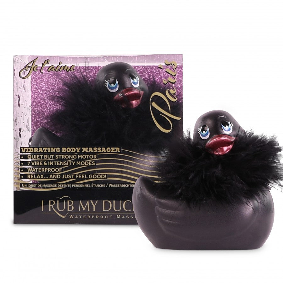 BIG TEAZER TOYS- Canard Vibrant My Ducky Paris Noir - MONT' A BORD SHOP