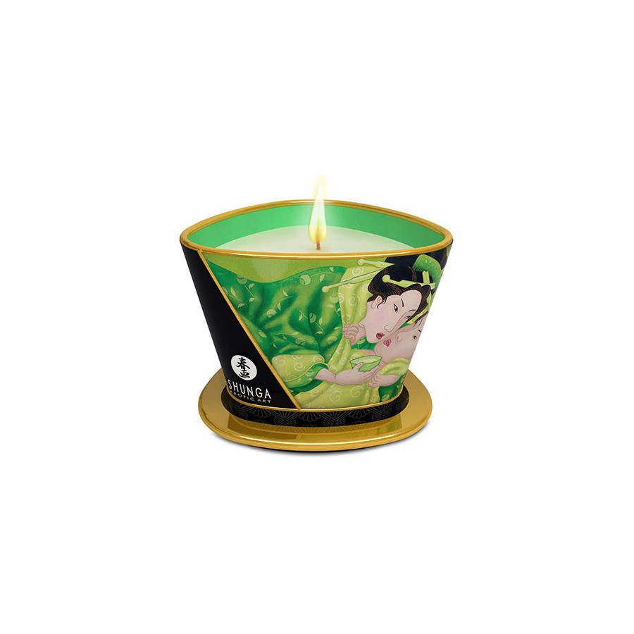 SHUNGA- Chandelle de massage ZENITUDE Thé vert exotique - MONT' A BORD SHOP