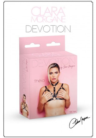 CLARA MORGANE- Théia Harnais soutien-gorge collier simili cuir - MONT' A BORD SHOP