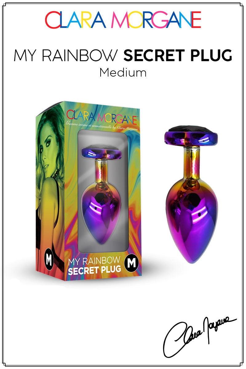CLARA MORGAN- My Rainbow Secret Plug Bijou Irisé - MONT' A BORD SHOP