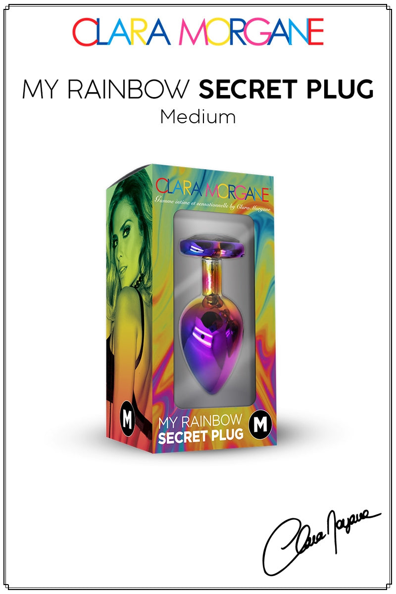 CLARA MORGAN- My Rainbow Secret Plug Bijou Irisé - MONT' A BORD SHOP