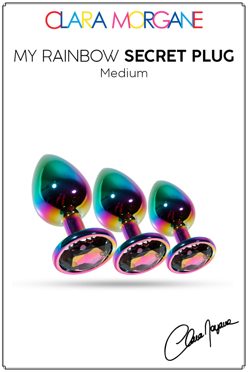 CLARA MORGAN- My Rainbow Secret Plug Bijou Irisé - MONT' A BORD SHOP