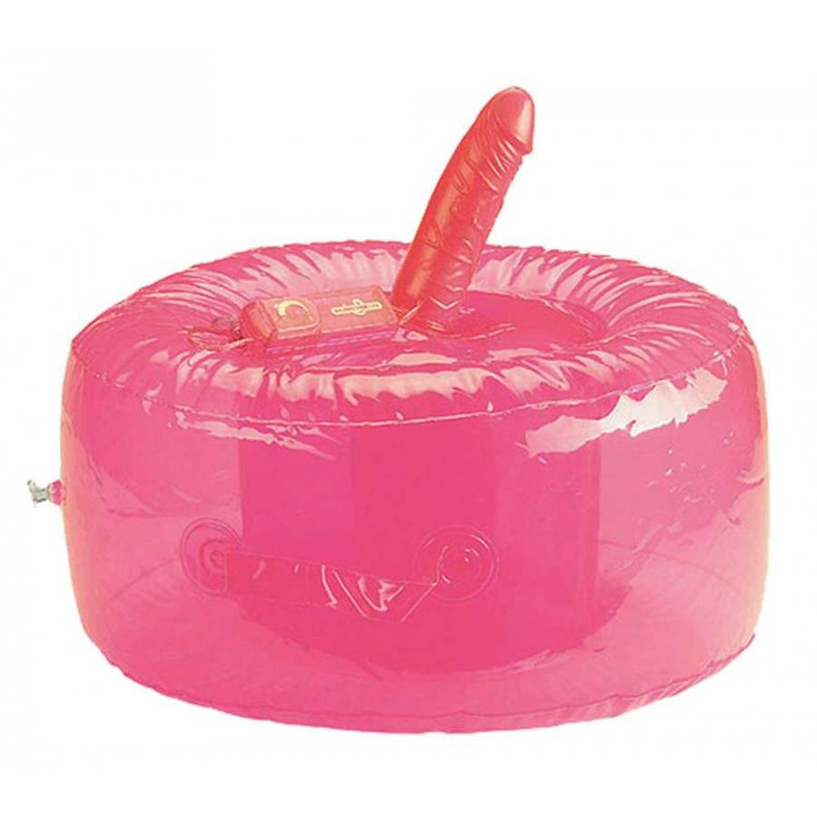 SEVEN CREATION- Coussin avec Gode vibrant 13 x 4 cm Rose - MONT' A BORD SHOP