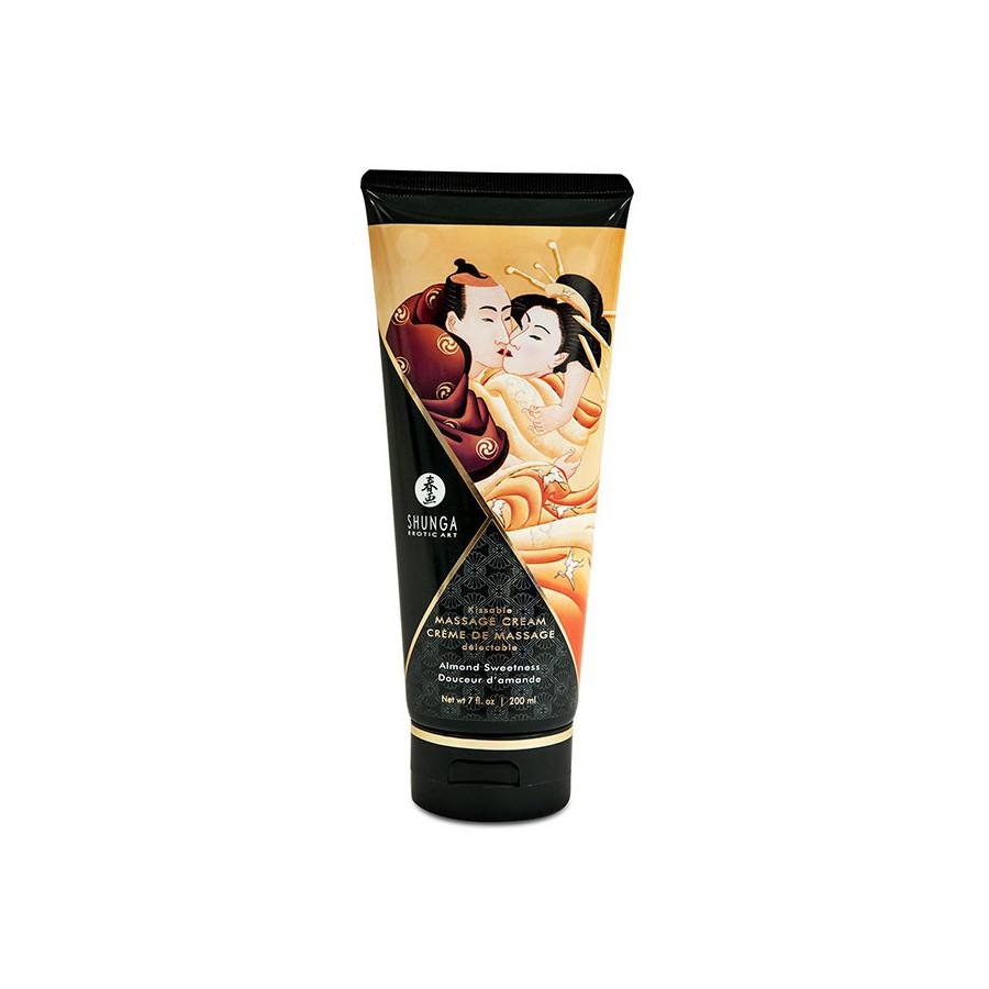 SHUNGA- Crème de massage Comestible Douceur d'AMANDE - MONT' A BORD SHOP