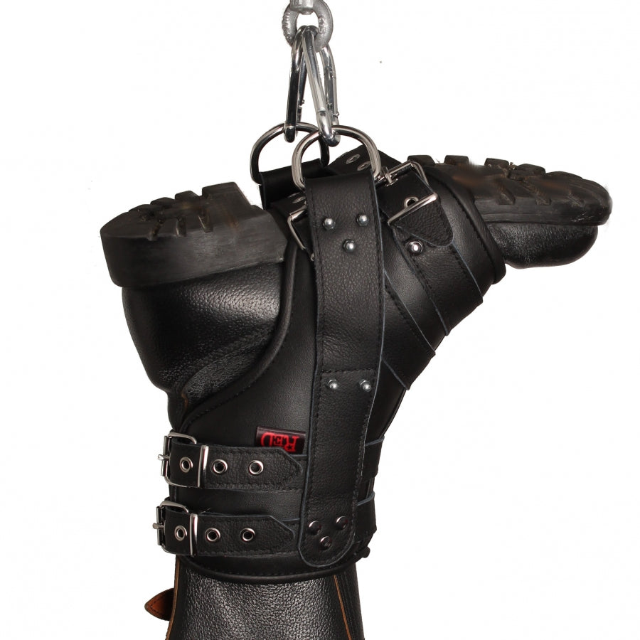 THE RED- Deluxe set de 2 suspensions de pied en cuir - MONT' A BORD SHOP