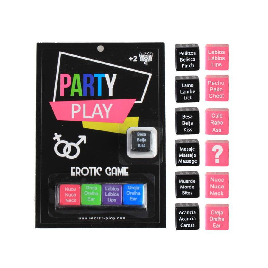 SECRET PLAY-Dés sexuels Party Play Actions - MONT' A BORD SHOP