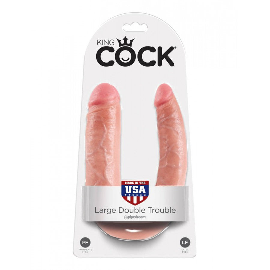 KINGCOCK USA Double- Gode King Cock U-Shape - MONT' A BORD SHOP