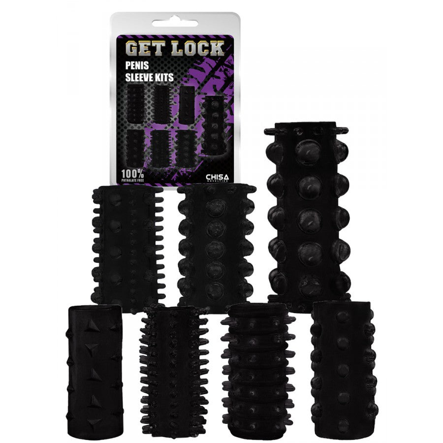 CHISA NOVELTIES- Etuis Texture Relief pour pénis - MONT' A BORD SHOP