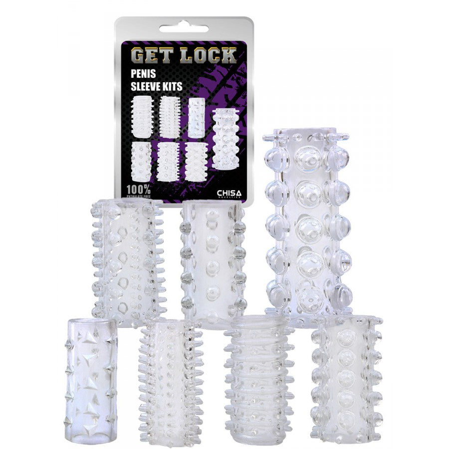 CHISA NOVELTIES- Etuis Texture Relief pour pénis - MONT' A BORD SHOP