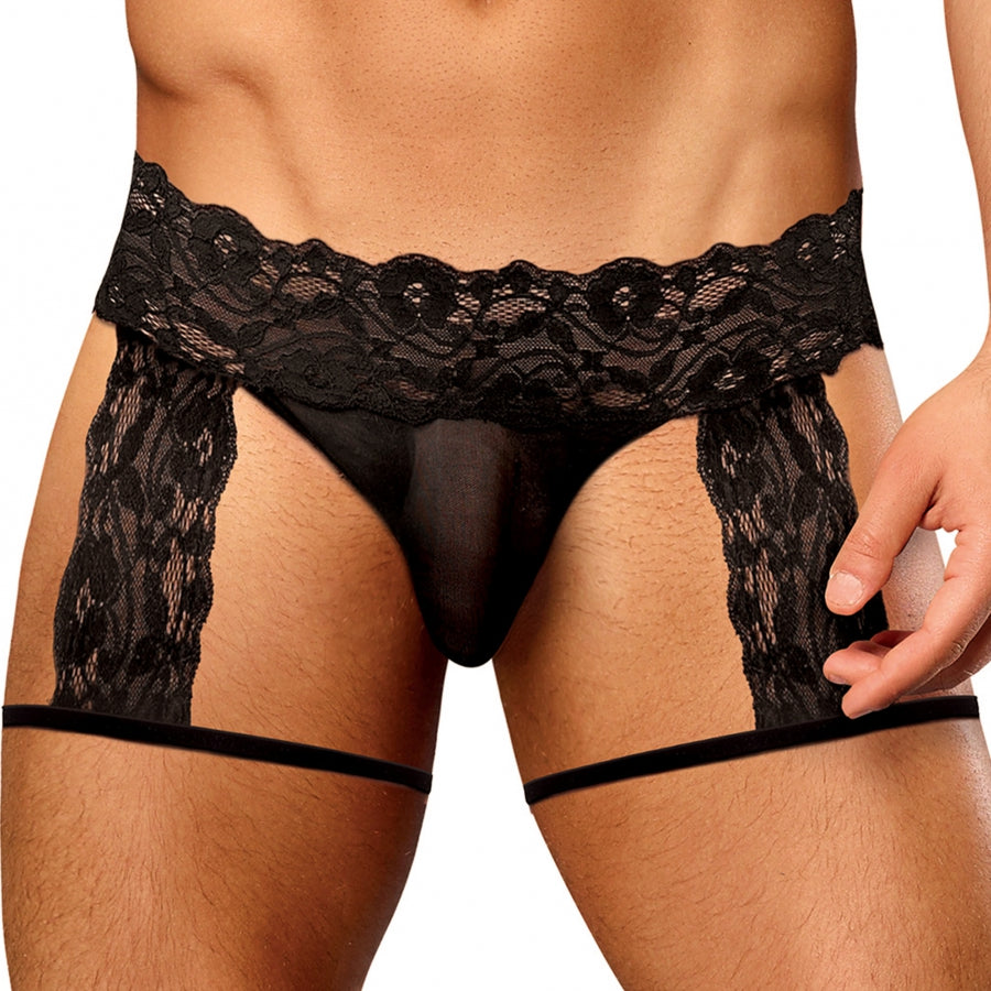 MALPOWER-G-string Garter Scandal Lace - MONT' A BORD SHOP