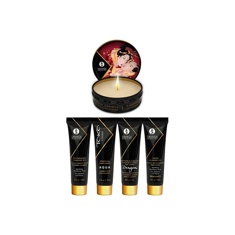 SHUNGA- Coffret Secret de Geisha ORGANICA Vin pétillant à la fraise - MONT' A BORD SHOP