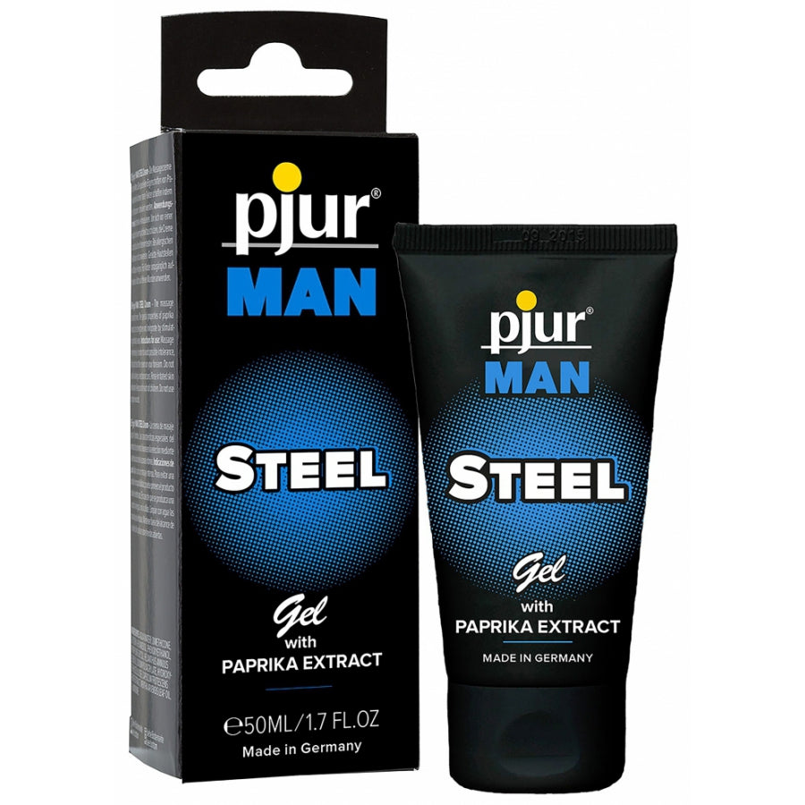 PJUR- Gel de massage intime Steel Man - MONT' A BORD SHOP