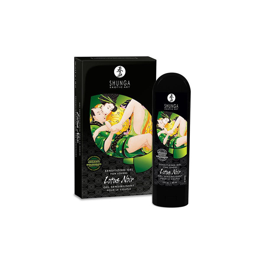 SHUNGA- Gel Sensibilisant pour couple Lotus Noir - MONT' A BORD SHOP