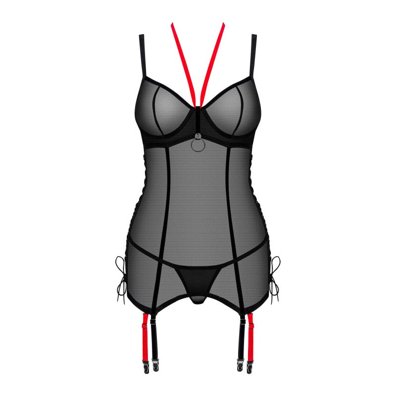 OBSESSIVE- Glandez guêpière et string - MONT' A BORD SHOP
