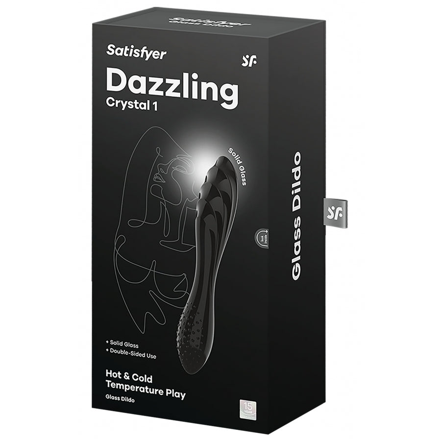 SATISFYER-Gode en verre Dazzling Crystal - MONT' A BORD SHOP