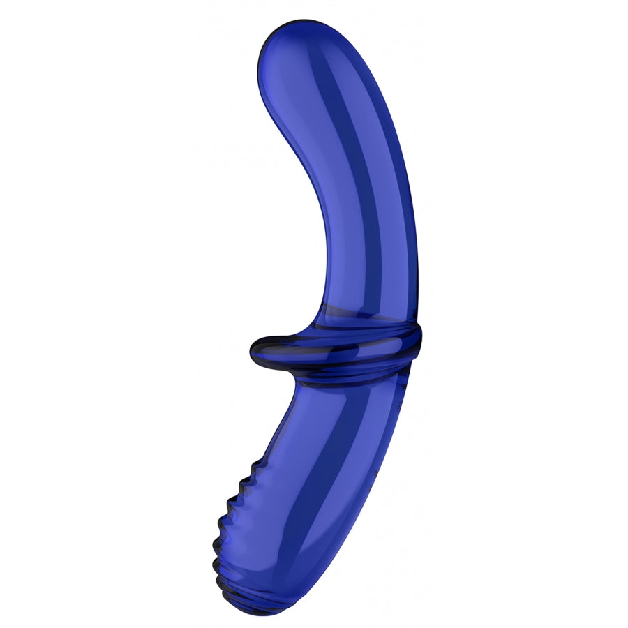 SATISFYER-Gode en verre Double Crystal - MONT' A BORD SHOP