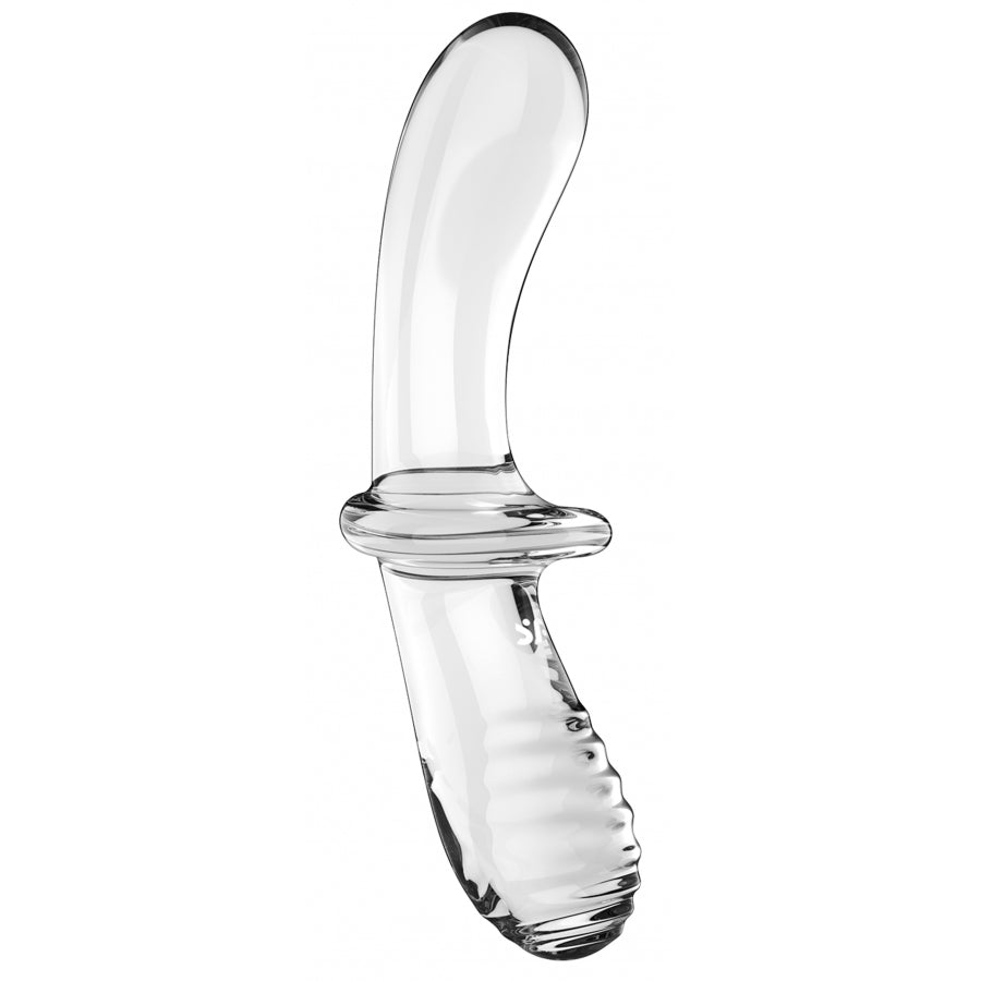 SATISFYER-Gode en verre Double Crystal - MONT' A BORD SHOP