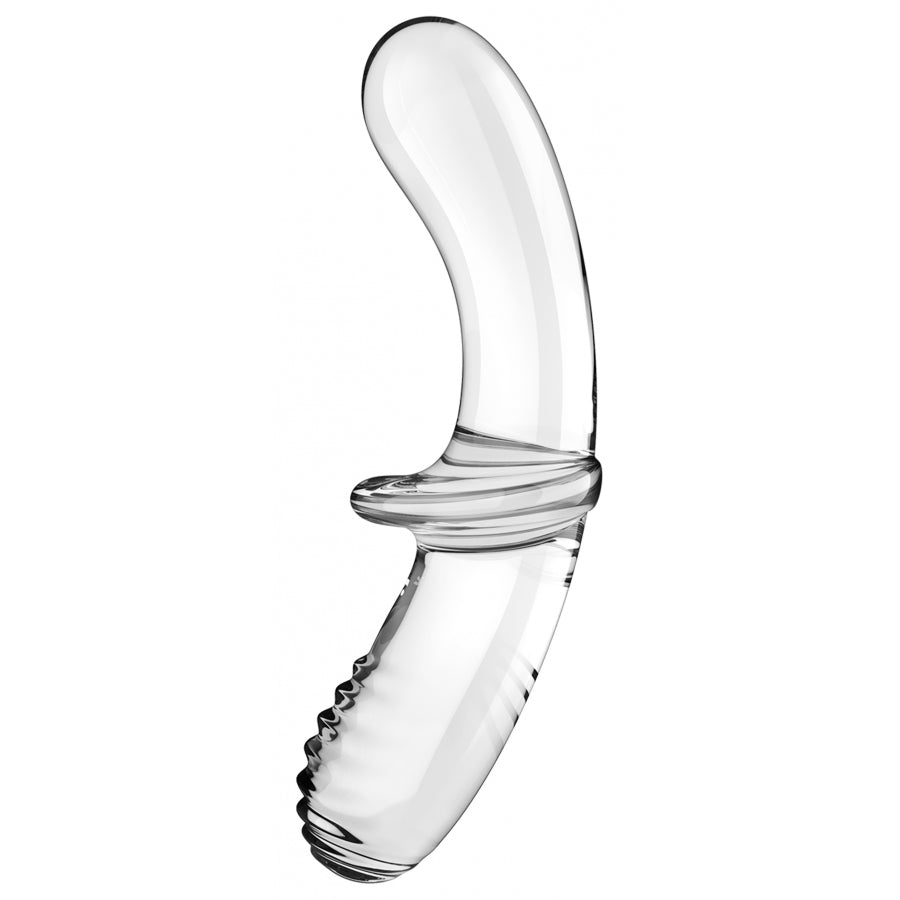 SATISFYER-Gode en verre Double Crystal - MONT' A BORD SHOP