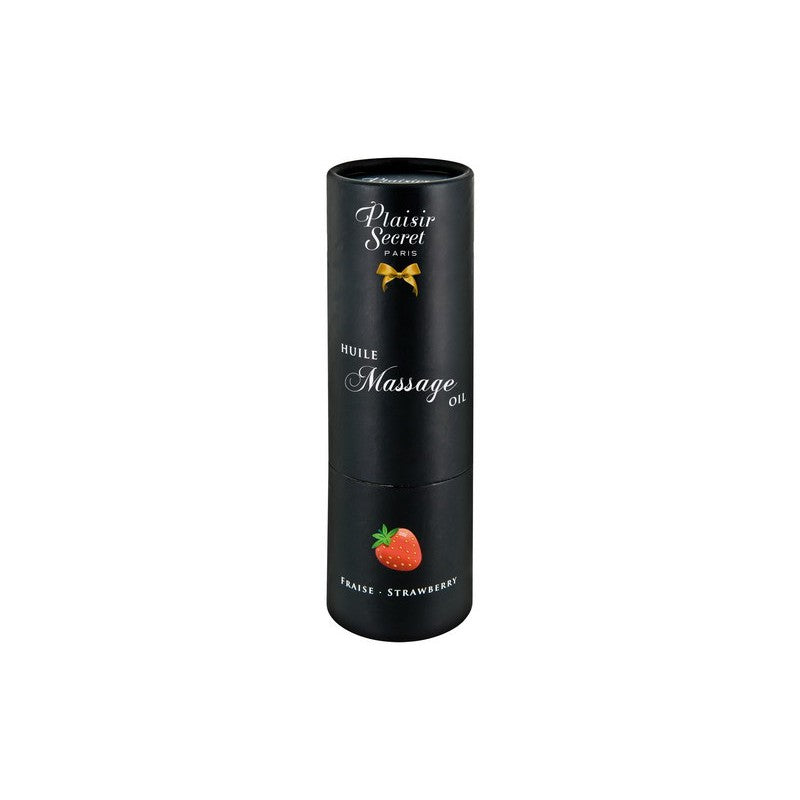 PLAISIR SECRET- Huile de massage Fraise - MONT' A BORD SHOP