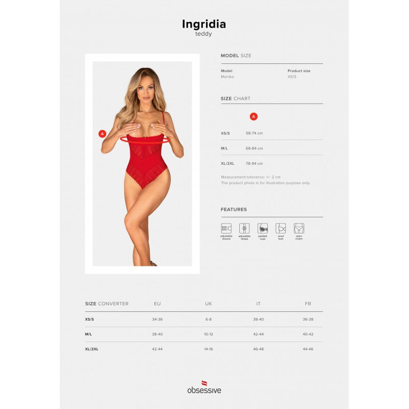 OBSESSIVE- Ingridia body ouvert - MONT' A BORD SHOP