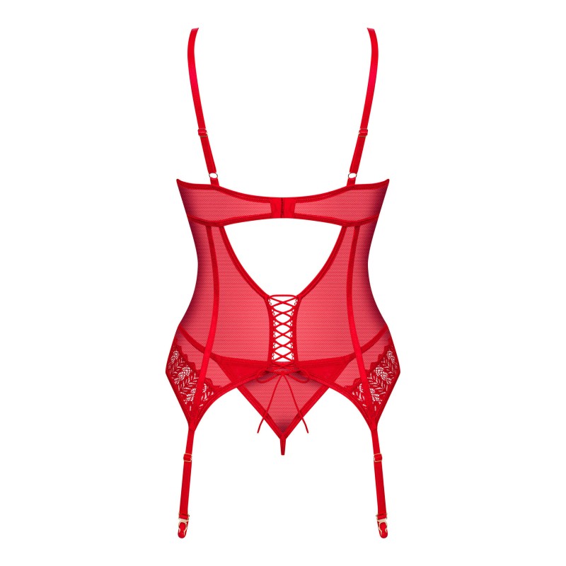OBSESSIVE- Ingridia corset et string - MONT' A BORD SHOP