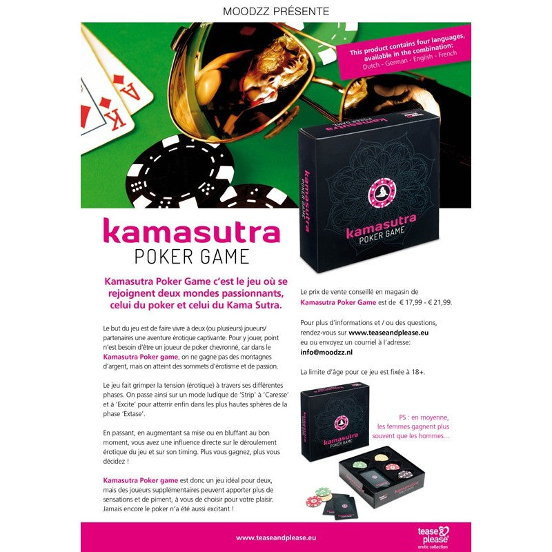 TEASE PLEASE- Kamasutra Poker Game - MONT' A BORD SHOP