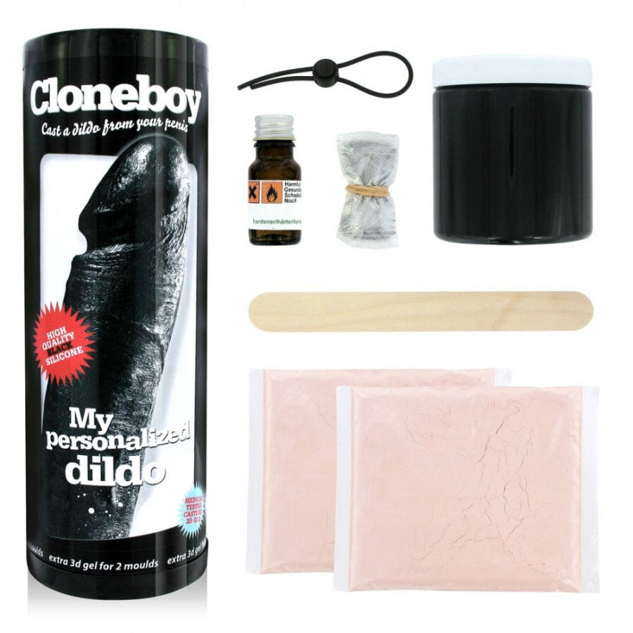 CLONEBOY- Moulage pénis silicone noir - MONT' A BORD SHOP